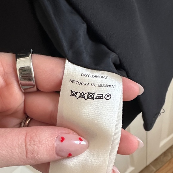 Anthropologie Meave Roll Sleeve Black Blazer Size 10 - Picture 11 of 12